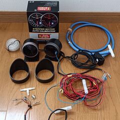 AUTO GAUGEのバキューム計＆電圧計の画像