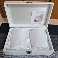 【新品】江戸切子 ガガミクリスタル 木箱付き ペアグラスの画像