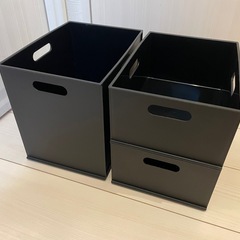 ニトリ　Nインボックス　ブラックの画像