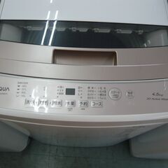 ID667648　4.5K洗濯機　アクア　2024年製　AQW-S4PBKの画像