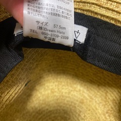 女性用帽子　つば広め　柔らかい　の画像