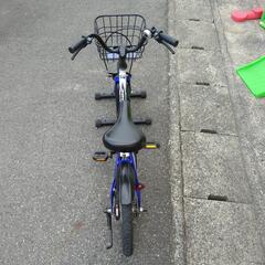 ​子供用自転車 FORD 16インチ カゴ付き スタンド付き ブルー＆ホワイトカラー【こちらは店舗です。浜村鹿野温泉ICから3分 買取本舗 宮本リサイクル 営業時間9～19時 定休日水曜のみ←連絡できませんm(_ _)m】の画像