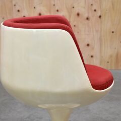 【ヤ取】≪zyt2414ジ≫ レトロ家具 スペースエイジ 回転チェア コニャックチェア風 インスパイア/リプロダクト/ミッドセンチュリー/ビンテージ家具/中古家具/宮城県仙台市 70827-14の画像