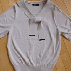 ★２枚組★美品♪M★セーラーカラー★ネイビー＆ベージュ★の画像