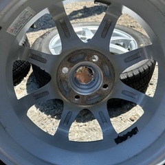 社外　14インチ BSスタッドレス　155/65R14 バリ山の画像