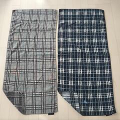 BURBERRY LONDON タオル 10枚セット バーバリーロンドン バスタオル フェイスタオル ハンドタオル タオルハンカチ チェック ベージュ グレー ブルー ネイビーの画像