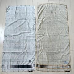 BURBERRY LONDON タオル 10枚セット バーバリーロンドン バスタオル フェイスタオル ハンドタオル タオルハンカチ チェック ベージュ グレー ブルー ネイビーの画像