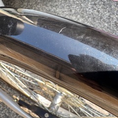 ①使用1回 20インチ 6段変速スピード & オートライト 折り畳み自転車 折りたたみ 折畳みの画像
