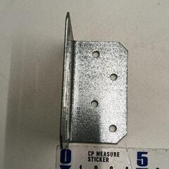 0831-158 L型隅金8,アングルA23. 8枚 ｽﾃﾝﾚｽ補助金具2本の画像