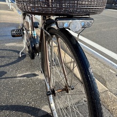 パナソニック Panasonic 電動アシスト自転車（26型） チョコブラウン リチウムビビ・DX ECONAVI（エコナビ）搭載 BE-END634T2の画像