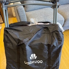 美品❗️UBRAVOO ベビーベッド　収納袋付きの画像
