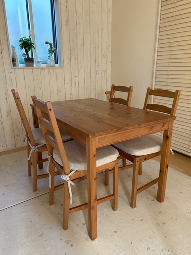 【取引確定済】IKEA ダイニングセット