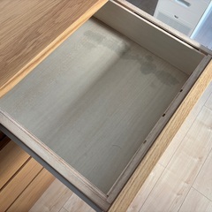 無印良品 木製チェスト４段・オーク材の画像
