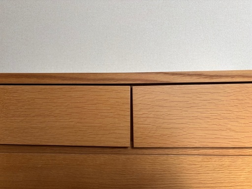 無印良品 木製チェスト4段・オーク材 (Okacchi) 富士の収納家具