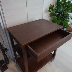 無印良品キッチンワゴンの画像