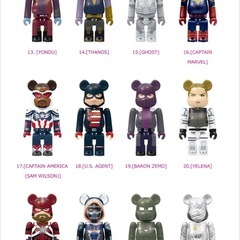 「MARVEL STUDIOS ベアブリック賞」の画像