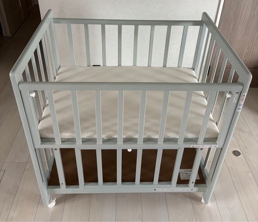 ベビーベッド&マット 組み立て済み