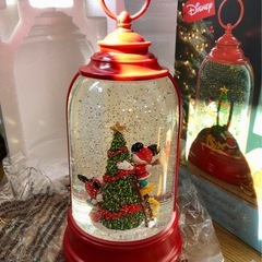 ディズニー 特大 スノードーム BIG ライト付き 美品 Xmasの画像