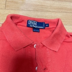 ラルフローレン オレンジ ポロシャツの画像