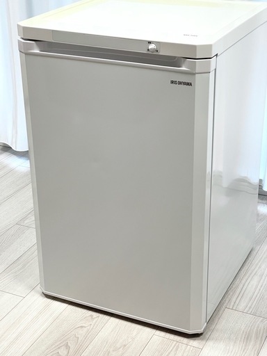 冷凍庫 85L ホワイト アイリスオーヤマ 2021年製 IUSD-9B-W