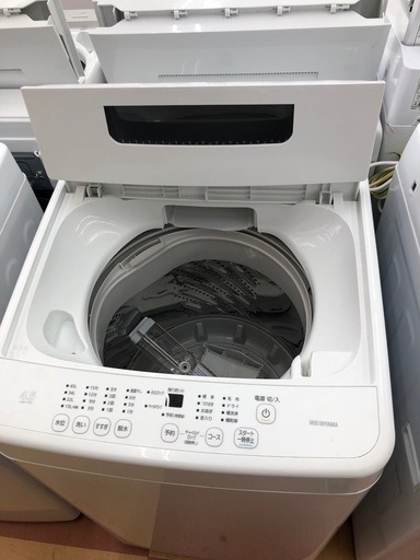 《尼崎市/リサイクルショップドリーム次屋店》★ジモティー割引有★4.5kg洗濯機　アイリスオーヤマ　IAW-T451 2021年製　中古品　クリーニング済み☆尼崎市若王寺☆