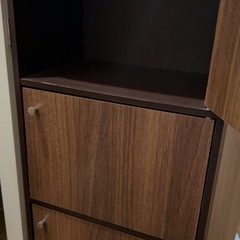 扉付きカラーボックスの画像