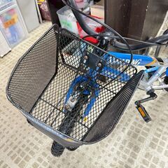 スポルディング ジュニアサイクル 16インチ ブルー 子供用自転車の画像