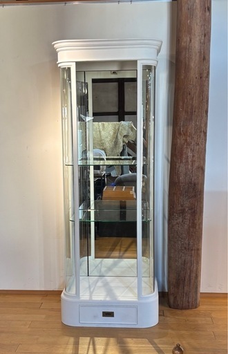 3枚ガラス板 ショーケース インテリア 店舗什器 雑貨 ショップ