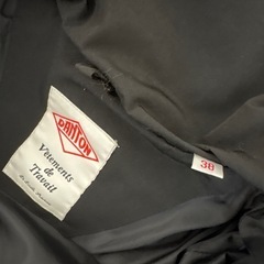 DANTON ダウンコート　38 M ブラックの画像