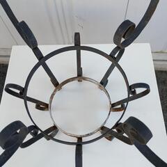 アイアン　鉄製ハンギングバスケットの画像