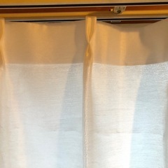 カーテン&レースカーテン各2枚セットの画像