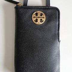 ToryBurch スマホショルダーポシェットブラックの画像