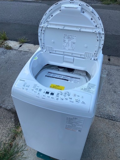メ☆No.a188 洗濯機 8kg 東芝 ZABOON 2022年製