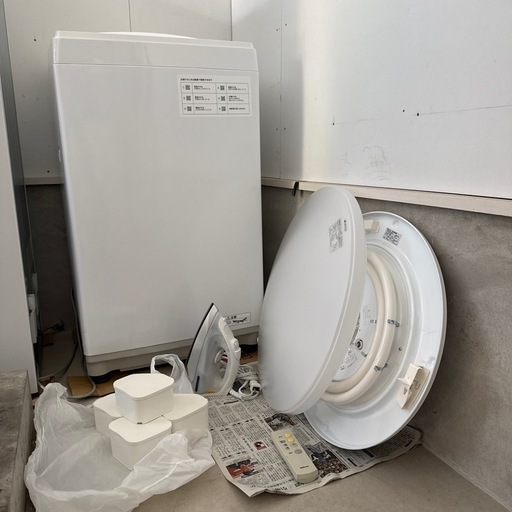 【値下げしました】洗濯機(6kg)、洗濯機架台　2点セット