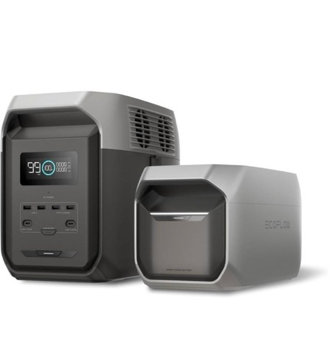 未使用⭐️　EcoFlow DELTA 3 1500 ポータブル電源 1536Wh + 専用エクストラバッテリー セット