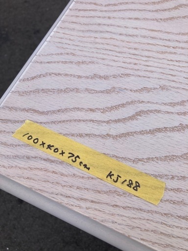 【KJ188】美品 アンティーク風 猫脚 コンソールテーブル サイドテーブル ドレッサーテーブル スツール付き ホワイト基調　検)一人暮らし 家具 収納 ダイニング リビング キッチン 冷蔵庫 洗濯機 テーブル ラック レンジ キャビネット ソファ