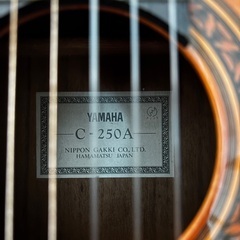 YAMAHA C-250A クラシックギター ハードケース付きの画像