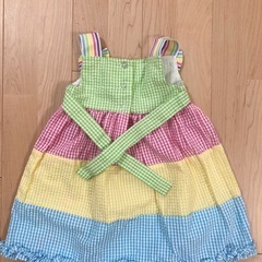 海外子供服　エミリーローズ　カラフルワンピース　2T ドレス　90の画像