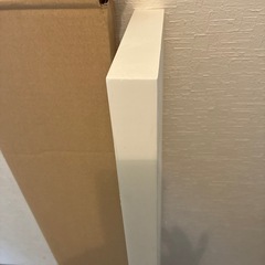 カウンター　木材　セブン工業　ホワイトの画像