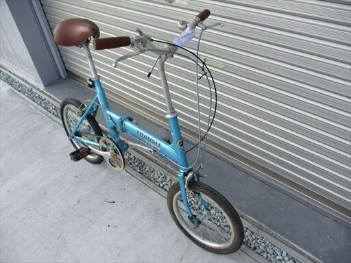 E465★　19800円★　折りたたみ中古自転車　BS　トランジット　ブルー　３段変速【F16R18インチ 】 E465☆ 19800円☆ 折りたたみ中古自転車 BS トランジット ブルー 3段
