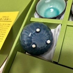 ヒスイ盆付小付揃 永祥窑の画像