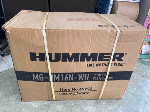【未開封】HUMMER MG-HM16N-WH 折りたたみ自転車　リサイクルショップ宮崎屋　住吉店25.8.31