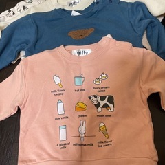 90cm  miffy  セット売りミッフィー トレーナーの画像