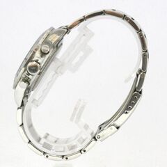 動作品 弓カン欠品 Charles Vogele クオーツ式腕時計 クロノグラフ CV-7789 25年8月電池交換 札幌市 清田区 平岡の画像