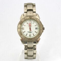 動作品 メッキハガレ多い GROOVERS. T クオーツ式腕時計 S.M.W.T 3針 デイト ダイバーズ風 25年8月電池交換 札幌市 清田区 平岡の画像