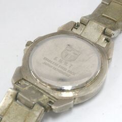 動作品 メッキハガレ多い GROOVERS. T クオーツ式腕時計 S.M.W.T 3針 デイト ダイバーズ風 25年8月電池交換 札幌市 清田区 平岡の画像