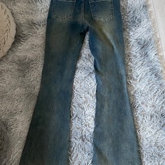 パンツ　デニム　レディース　フレアの画像