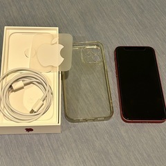 iPhone12 mini product赤　128GBの画像