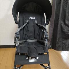 Jeep ベビーカー　黒　ブラック　B型　セカンドベビーカーの画像