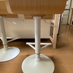 スツール2つ（座面広め、高さも変えられます）の画像